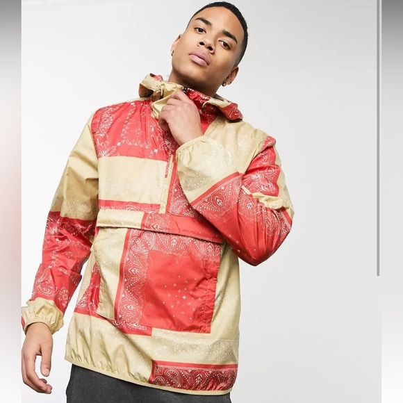 The North Face Other - RARE, LIKE NEW // Northface Red Paisley Fanorak Jacket